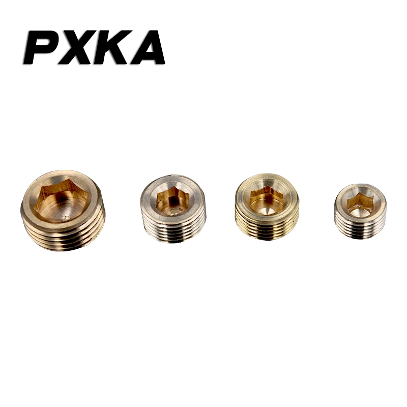 2 шт. пневматическая латунная внешняя зубная заглушка для труб медная 1/8 1/4 3/8 1/2 3/4