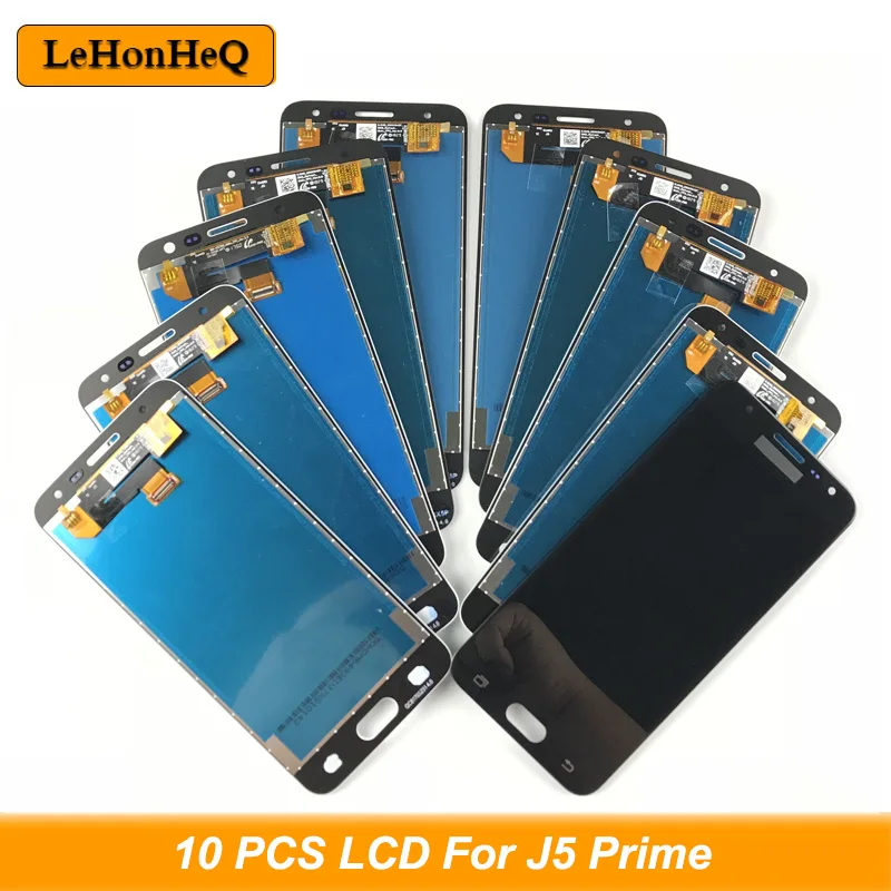 ЖК дисплей с дигитайзером на Samsung J5 Prime сенсорный экран для samsung g570y 10