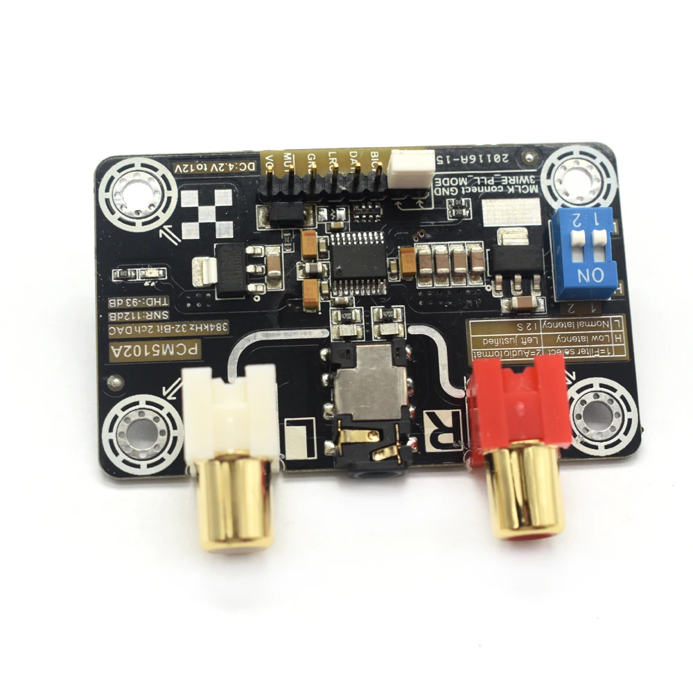 Новый PCM5102A без потерь цифровой аудио I2S DAC декодер для Raspberry Pi zero 2B 3B Поддержка Amanero