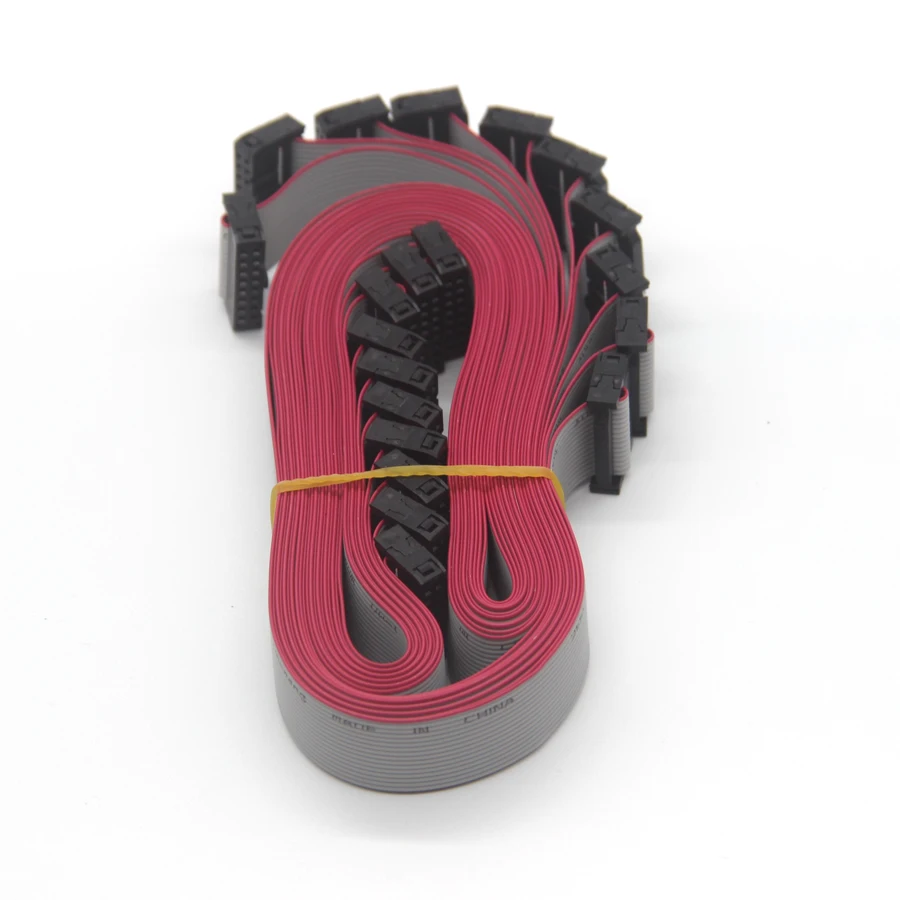 10 шт./лот 80 см 16Pin длинный плоский провод/концентратор кабель Луженая медь для