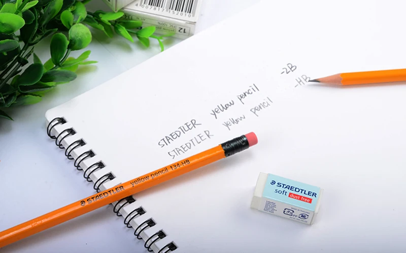 2 шт. STAEDTLER 134 карандаш HB 2B шестиугольная желтая палочка для детей, студентов, карандаш для письма, не содержит свинец, яд
