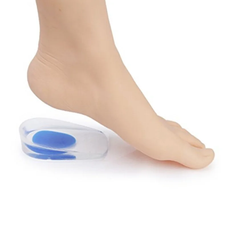 

Heel Support Pad Cup Gel Silicone Insole Plantar Fasciiti Shock Cushion Orthotic