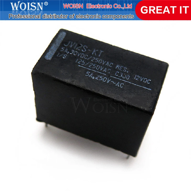2 шт./лот JV12S-KT JV24S-KT JV12-KT JV24-KT 4Pin 5A30VDC/250VAC 12VDC Мощность реле в наличии | Электронные
