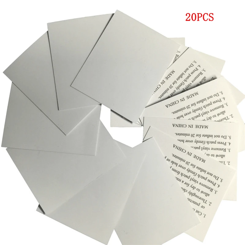 

30PCS Swimming Float Repair Patch PVC Pool Inflatable Toy Repair Tape Clear Swimming Ring Air Dinghies Adhesives Accessories