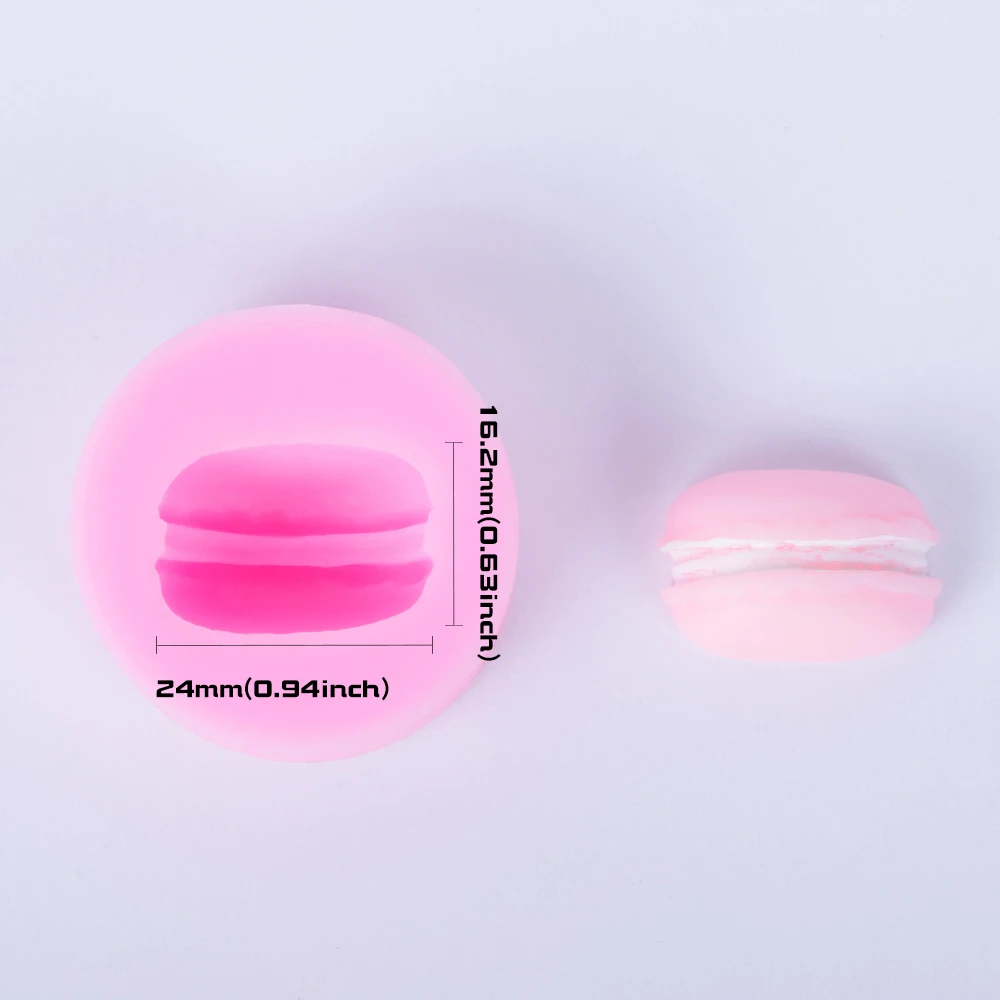 YF083 макарун силиконовая форма полимерная для торта украшения конфеты смолы глины