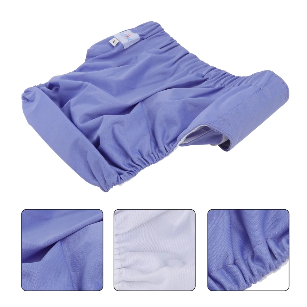 Непротекаемый Регулируемый тканевый подгузник моющаяся салфетка для старых