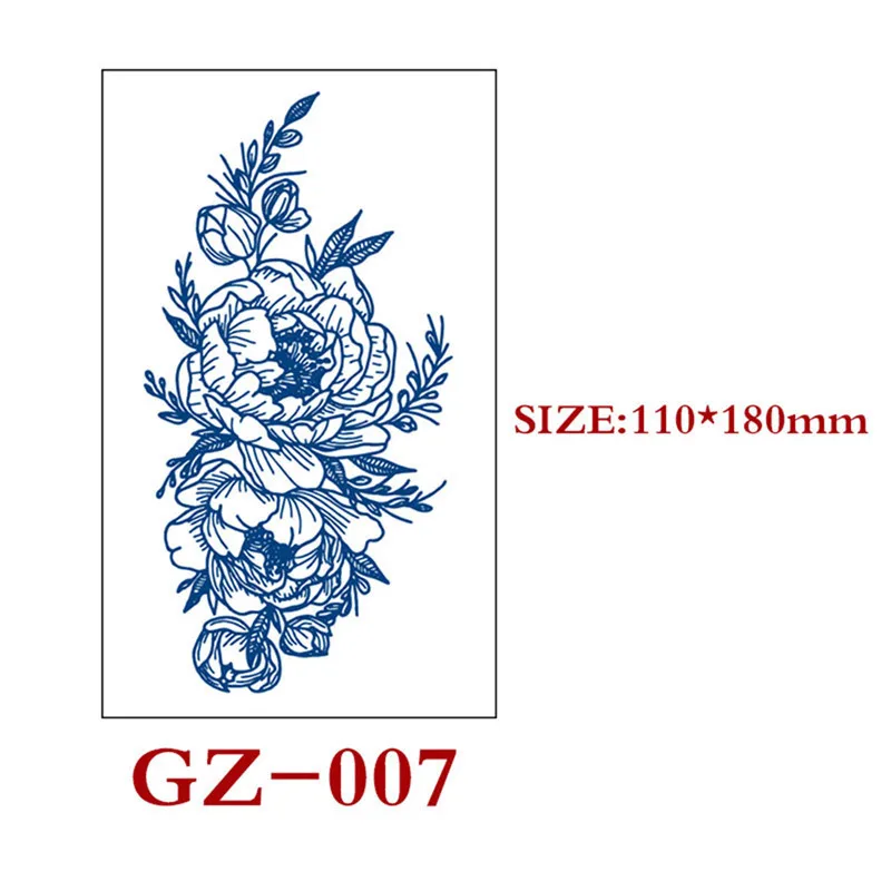 Водостойкая временная татуировка наклейка текст флеш-татуировки огненный принт