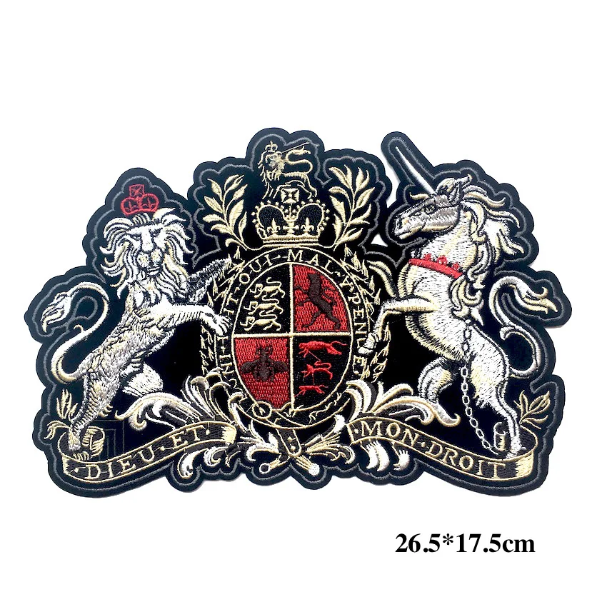 1 шт классный с аппликацией в виде животного лошади вышивкой Лев пришить нашивки