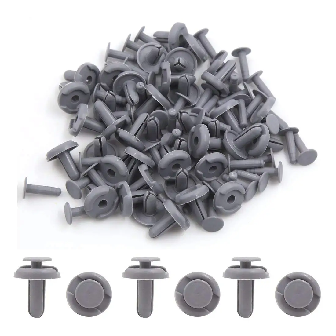 40 шт. пластиковые панели для обшивки автомобильных дверей заклепки 7 мм фиксатор
