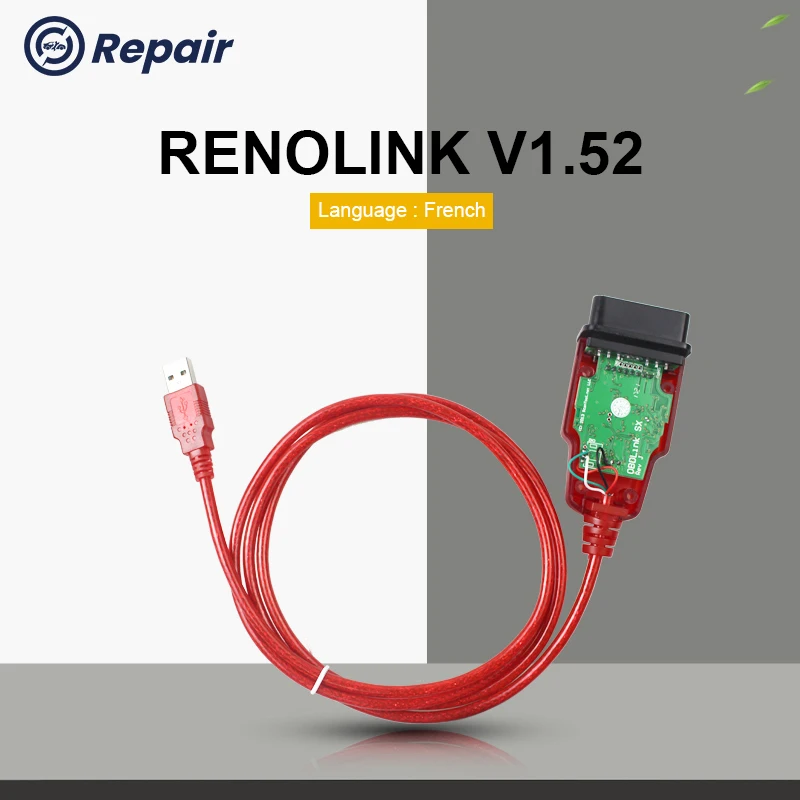 Renolink v1.52 OBD2 ECU Programmer V1.52 forRenault key Software Key Coding UCH Matching Dashboard Resetting Function |
