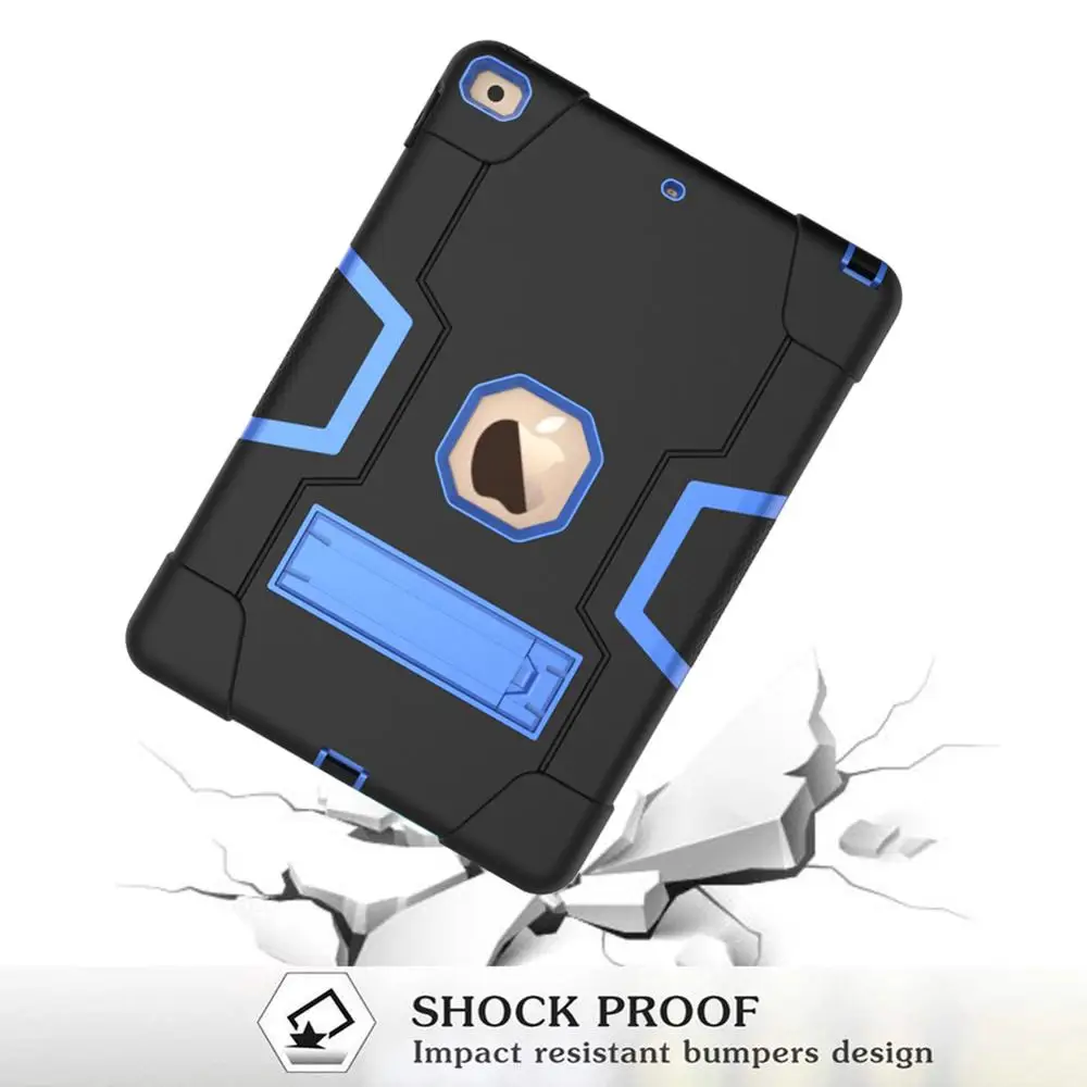 New For iPad 10.2 7th Gen 2019 Case Rugged Shockproof Heavy Duty Hybrid Three Layer Armor Defender Kids Child Proof Cover |