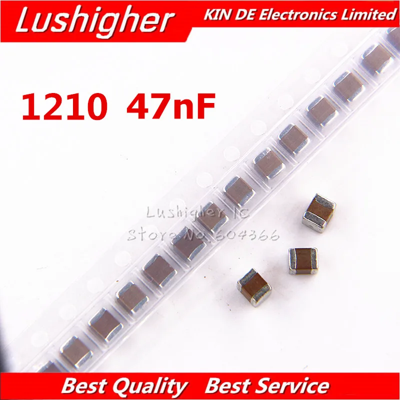 Многослойный керамический конденсатор 1210 473k 47Nf 250V X7R 10% SMD|Конденсаторы| |