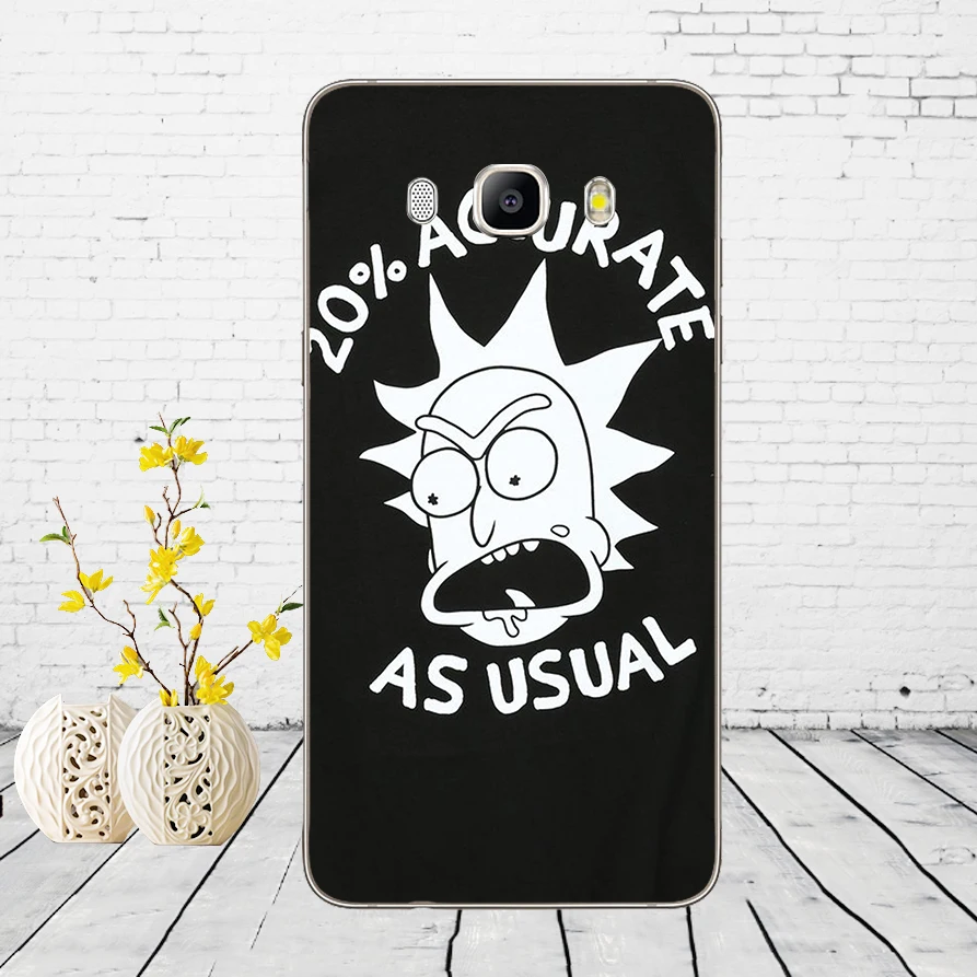 208DD Рик и Морти 02 Мягкий силиконовый чехол для Samsung Galaxy A3 a5 A6 A8 j3 j5 j7