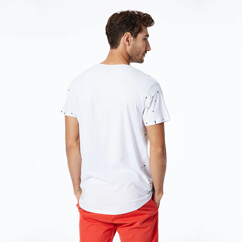 _ 2020 Мужская футболка с коротким рукавом базовая уличная одежда мужские модные