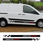 2 шт., виниловые наклейки для Citroen Dispatch Jumpy
