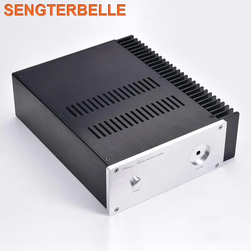 JC229 алюминиевый теплоотвод Шасси Усилитель звука планшетофон DIY коробка корпус