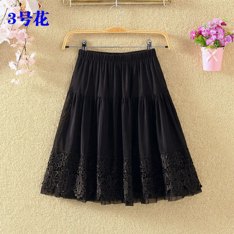 women's camisoles full slips dress with shoulder straps long under dress solid underskirt inner petticoat height - Цвет: color3