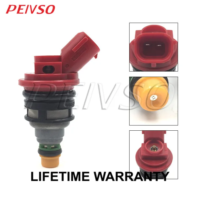 4x 16611-AA141 ремонт Топливная форсунка для SUBARU FORESTER 1998/IMPREZA 1995~ 1998/LEGACY 1992~ 1999 2.5L H4 - Цвет: 1pcs