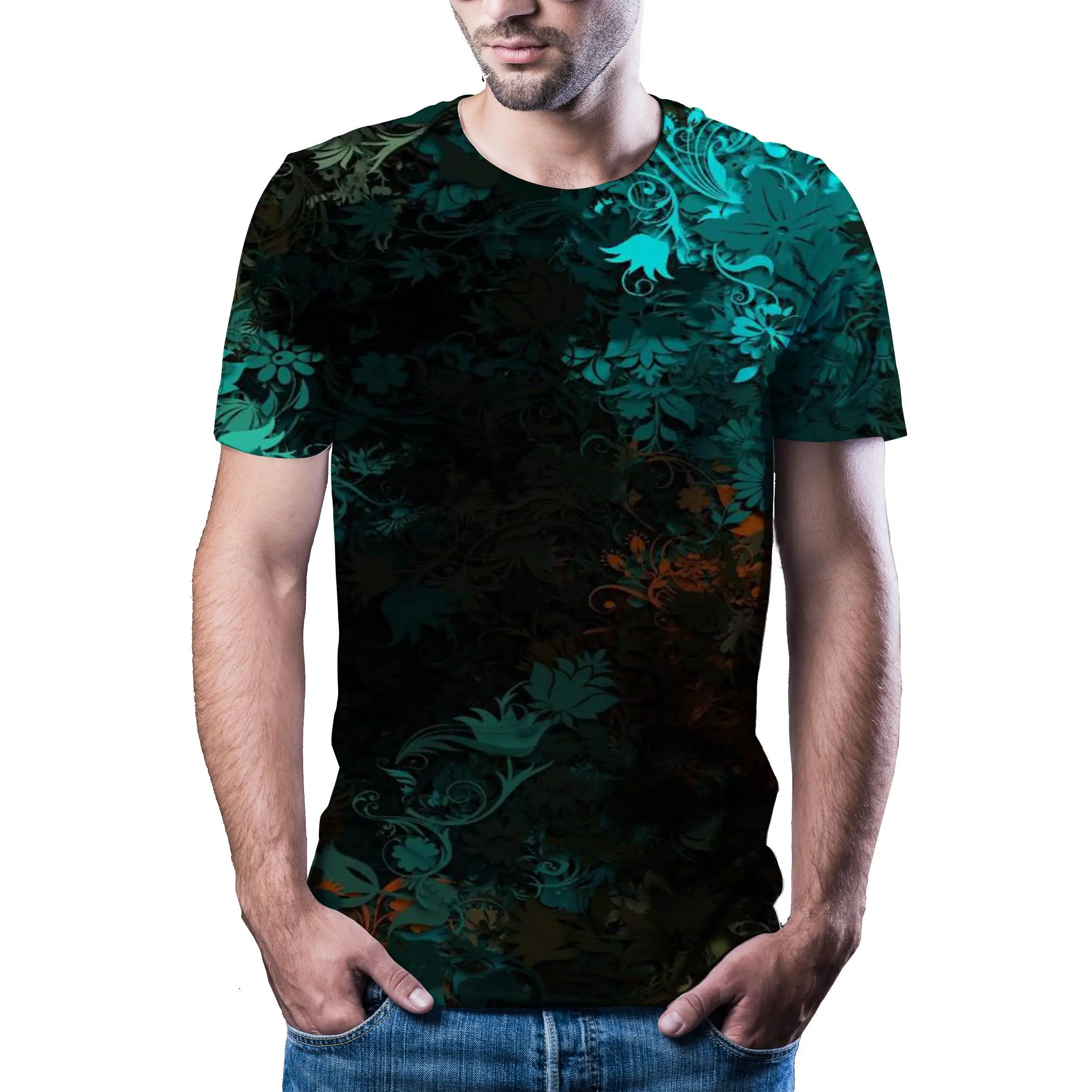 

New T -Shirt Men High Quality Men 'S T -Shirt Short Sleeve 3d Novelty Printing Men 'S T -Shirt Fashion Handsome T -Shirt