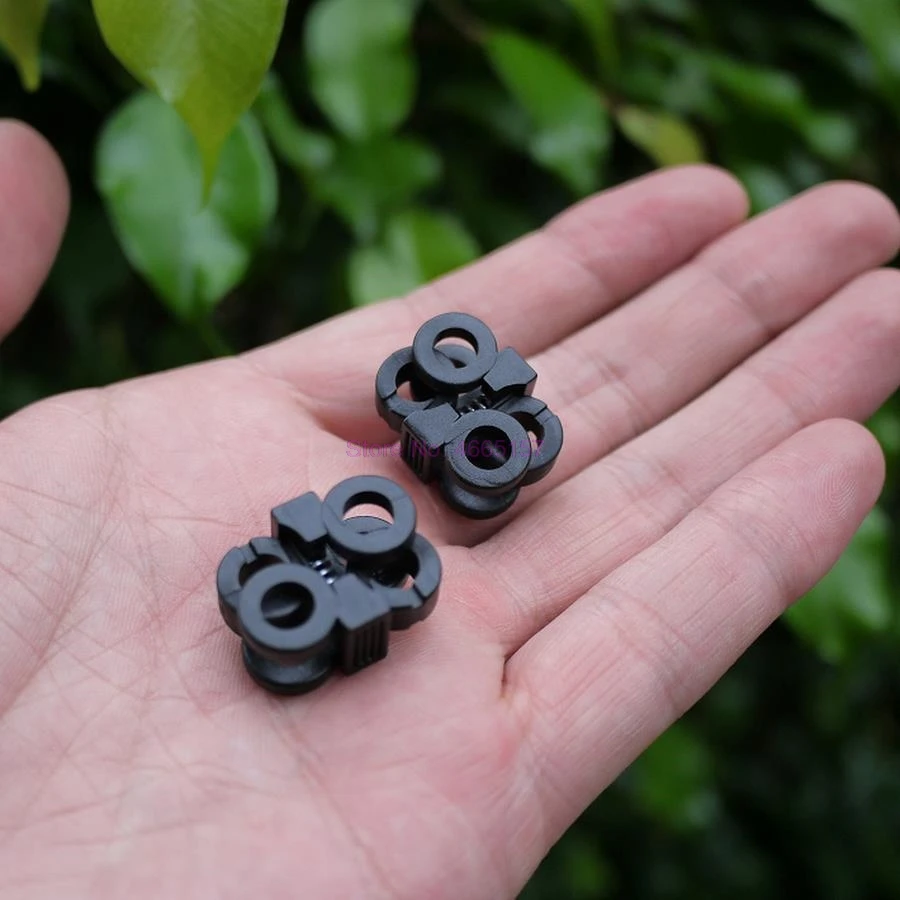 by dhl or ems 1000pcs Black Adjustment Shoelace Buckle Rope Clamp Cord Locks Stopper Shoes Decorations Cross Umbrella | Спорт и