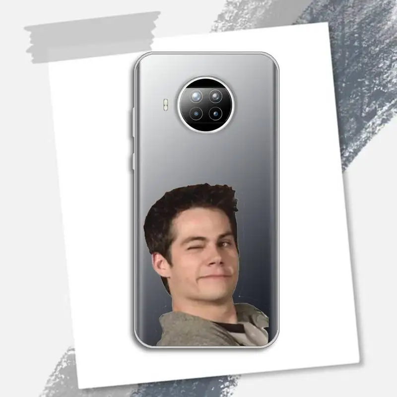 

Dylan O'Brien Teen Wolf tv series Phone Case Transparent for Xiaomi Redmi note 10 t 8 9 pro lite 11 custom protective shell