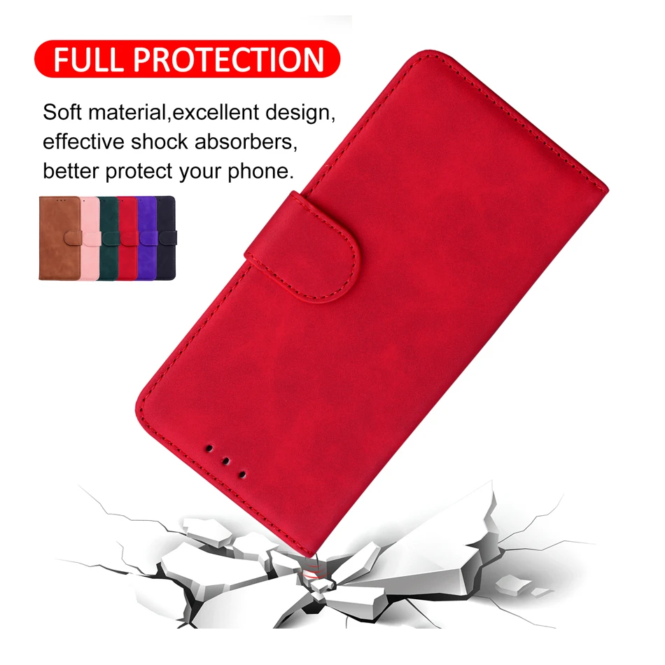 

Leather Flip Case For Moto G9 Play E7 One Fusion G 5G Plus E6S G Power Pro Stylus E 2020 G7 G Fast Flip Wallet Cover Moto Edge