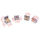 Кукольные домики, сундук с сокровищами, игровая сумка для приключений, морская модель пирата, маленькая статуэтка, маленькая фигурка, поделки, орнамент, миниатюрные