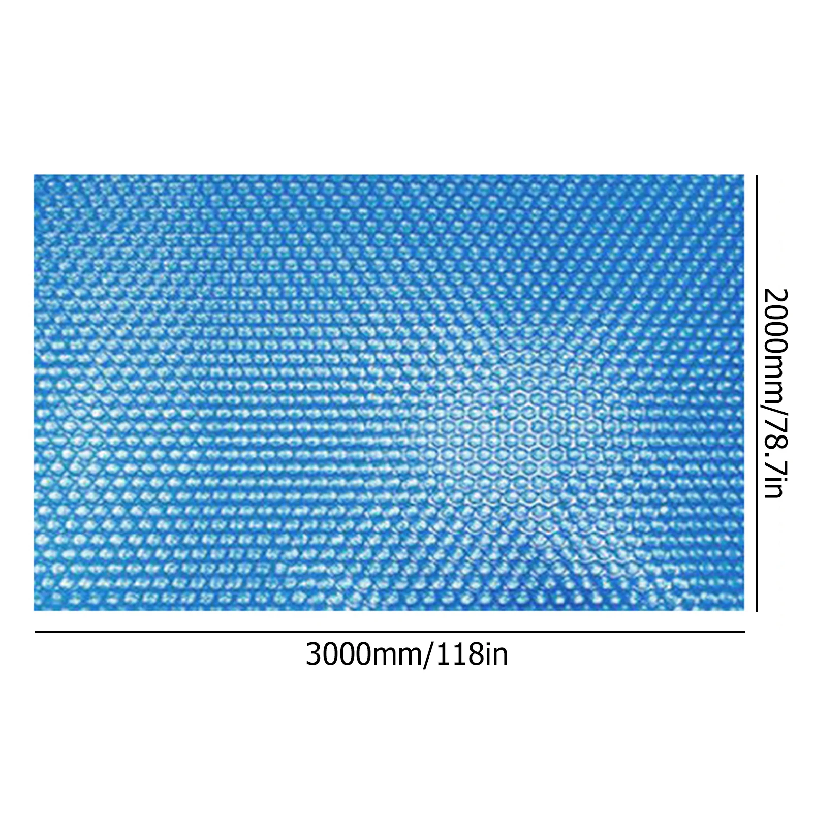 

Swimming Pool Cover, Square Solar Swimming Pool Blanket Insulation Film, Dustproof for Outdoor Summer Water Pool Covers