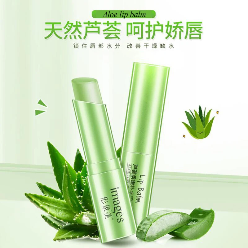 Бальзам для губ увлажняющий Восстанавливающий морщины алоэ Wera клубника мед