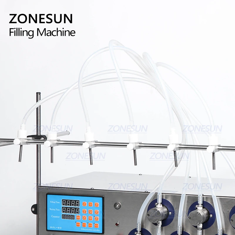 ZONESUN шестиголовочный Магнитный насос для напитков духов воды сока эфирных масел