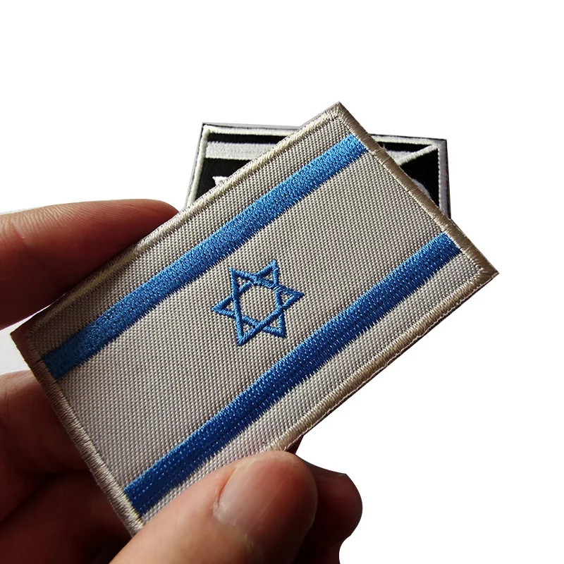 3d вышивка знак с изображением герба Израиля черепа уличная сумка рюкзак наклейки