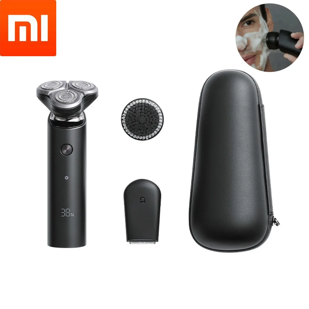 Электробритва Xiaomi Mijia мужская с 3 плавающими головками портативный триммер для