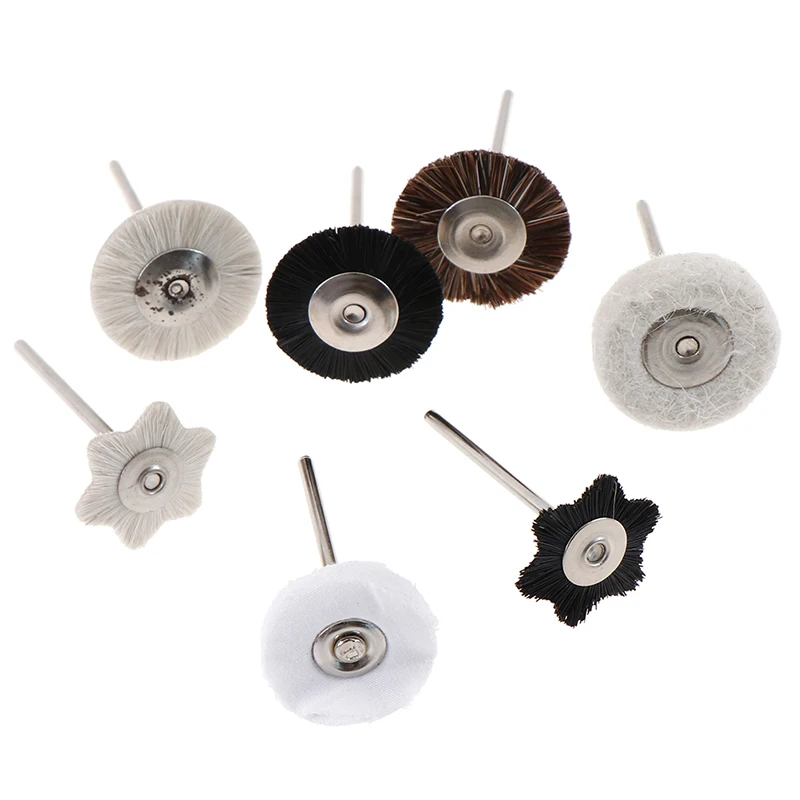 

1Pcs Teeth Whitening Tools Wool Polishing Flat Brush Grinding Buffing Dental Accessories Grinder Brush