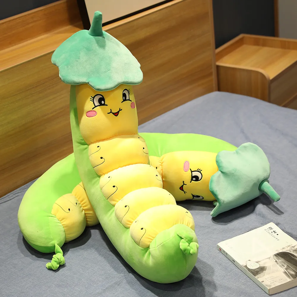 

Millffy New Arrival plushie doll soft toy peluche plush caterpillar worm pillow stuffed toy carpenterworm for kids