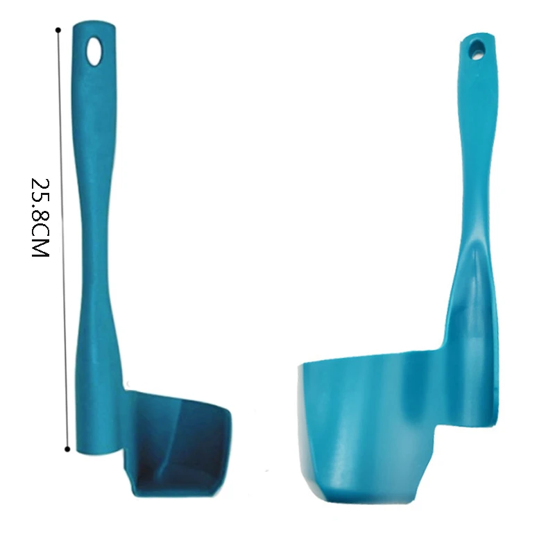 

Kitchenware Multifunctional Rotating Scraper Spoon Food Mixing Grinder Drum Scraper Kitchen Safety To Prevent Food Waste