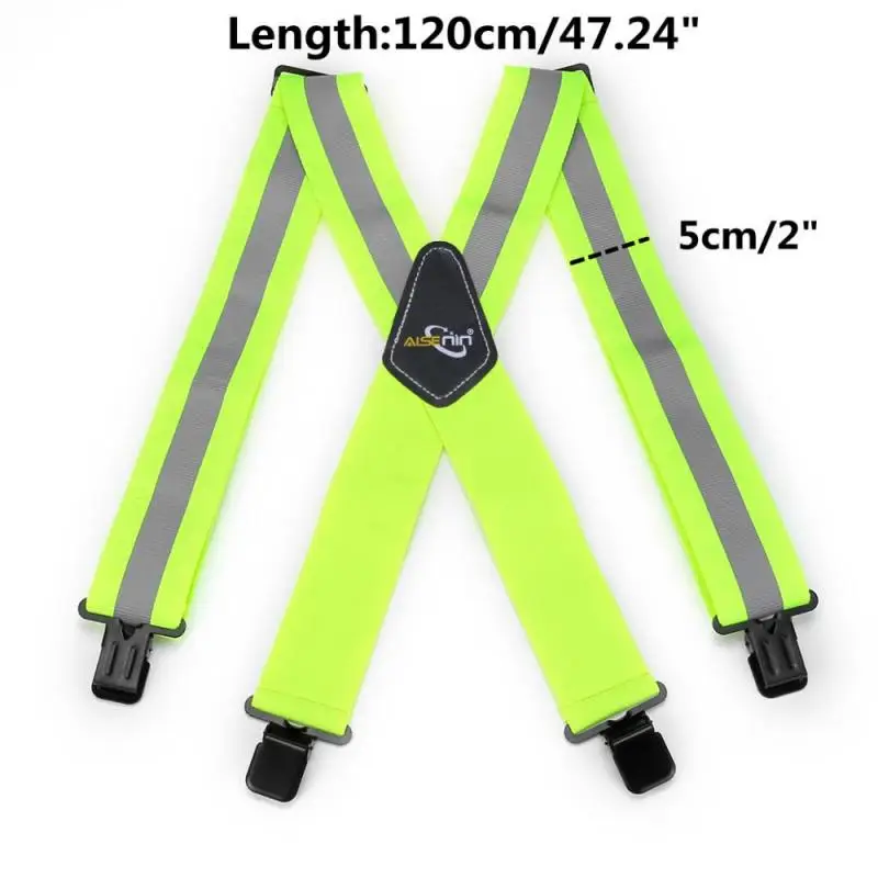 

Suspender Engineering tool waist bag Work Tooling Harness Heavy Duty Work Tool Belt lighten waist load safety reflective belt