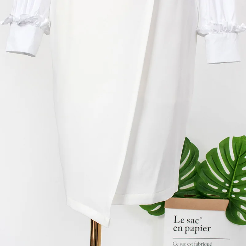 Белая рубашка и юбка для женщин летняя одежда беременных | Мать ребенок