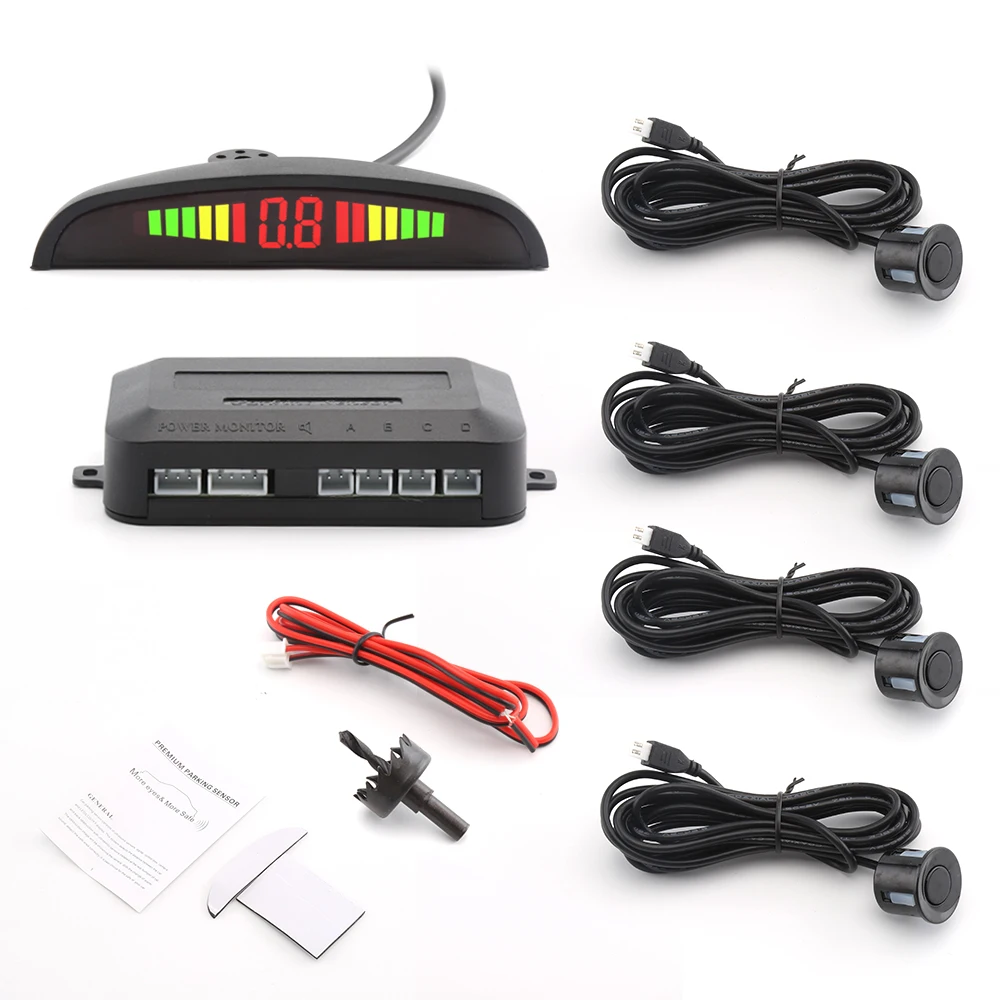 12V автомобильный комплект светодиодных датчиков парковки 22 мм слепая зона