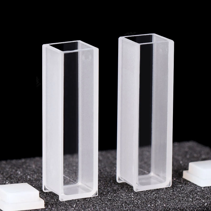 2 шт. стандартная кварцевая кювета спектрофотометр Cuvette 10 мм световая дорожка 3 5