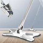 Швабра для пола X-type с 3 многоразовыми насадками из микрофибры, 360 градусов