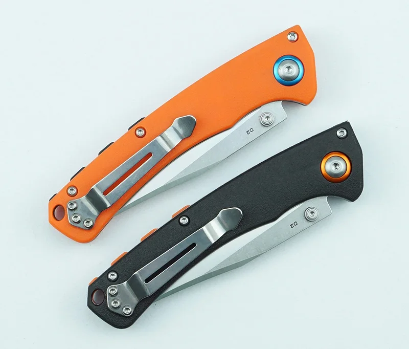 

LEMIFSHE 15080 D2 Steel Multifunction Folding Knife with Nylon Fiber Handle Outdoor Camping Survival Kitchen Knife EDC Tools