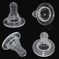 3pcs newborn baby breast feeding pacifier silicone calibre for different milk bottle mommy breast milk feeding pacifier