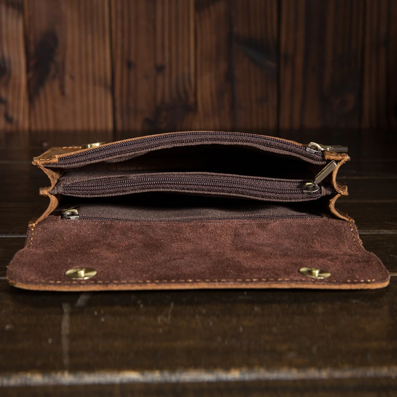 Поясная сумка Fanny мужская поясная из натуральной кожи набедренные сумки для ног