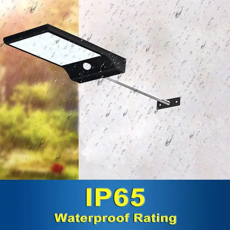 48 Светодиодный s солнечный светодиодный настенный светильник на открытом