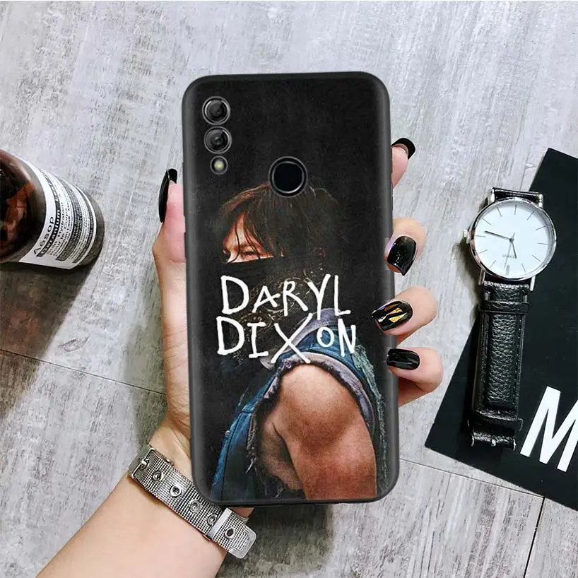 BA293-6 Ходячие мертвецы TWD черная крышка чехол для телефона для huawei Y9 Y5 Y6 Y7 Honor 10 9 Lite 9X8X8 S 8A фотоаппаратов моментальной печати 7S 7A 10i 20i V20 Coque Капа - Цвет: BA293-6