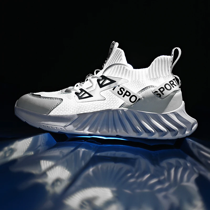 

Spring Breathable Sports Casual Shoes Men's Shoes Korean Trend Wild Tide Shoes Thick Bottom Light Youth Trend Running Shoes
