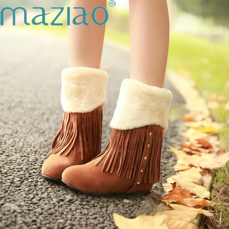 Богемные цыганские богемные этнические ботильоны из искусственной замши с