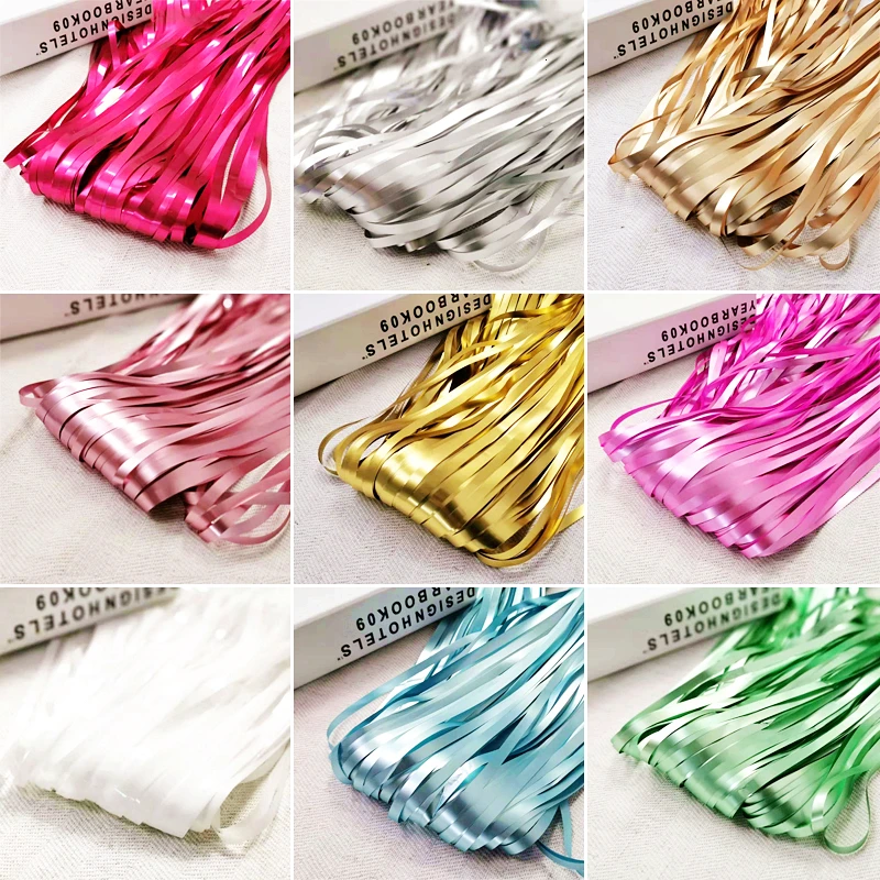 1 шт. фольгированная занавеска с бахромой украшения для дня рождения лента