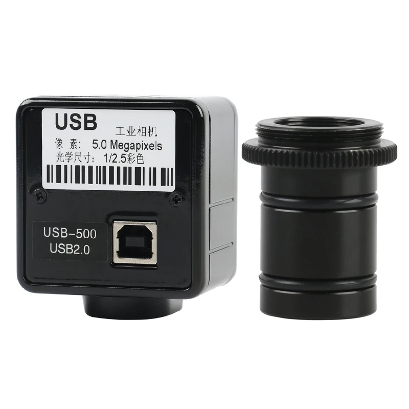 5.0MP USB Cmos камера электронный Vdieo цифровой окуляр промышленный микроскоп 23 2 мм