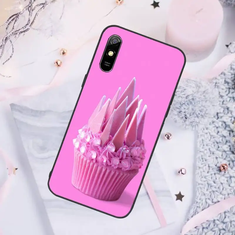 

Cupcake Food colorful dessert cute Phone Case For Xiaomi Mi Redmi Note 8T 9T 9S 9A 10 7 8 9 Lite pro